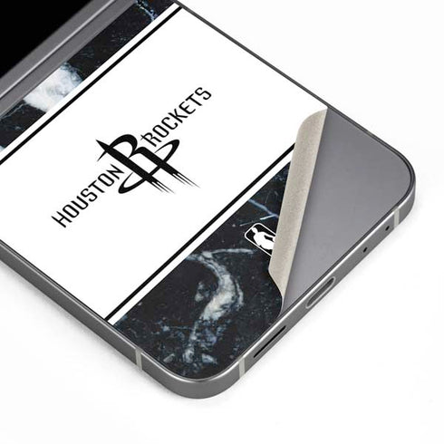 NBA Houston Rockets Marble Galaxy Z Flip6 Skin